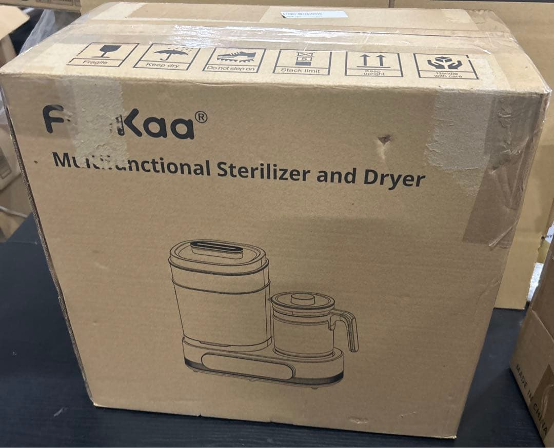 【開封済 未使用品】FeeKaa 多機能ボトルウォーマー ミルクウォーマー　緑白