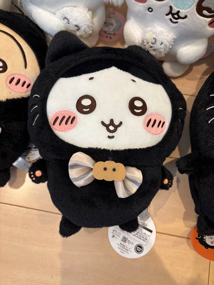 ちいかわ　モモンガ　もぐもぐぬいぐるみ 2 黒猫のぬいぐるみ　うさぎ　ハチワレ