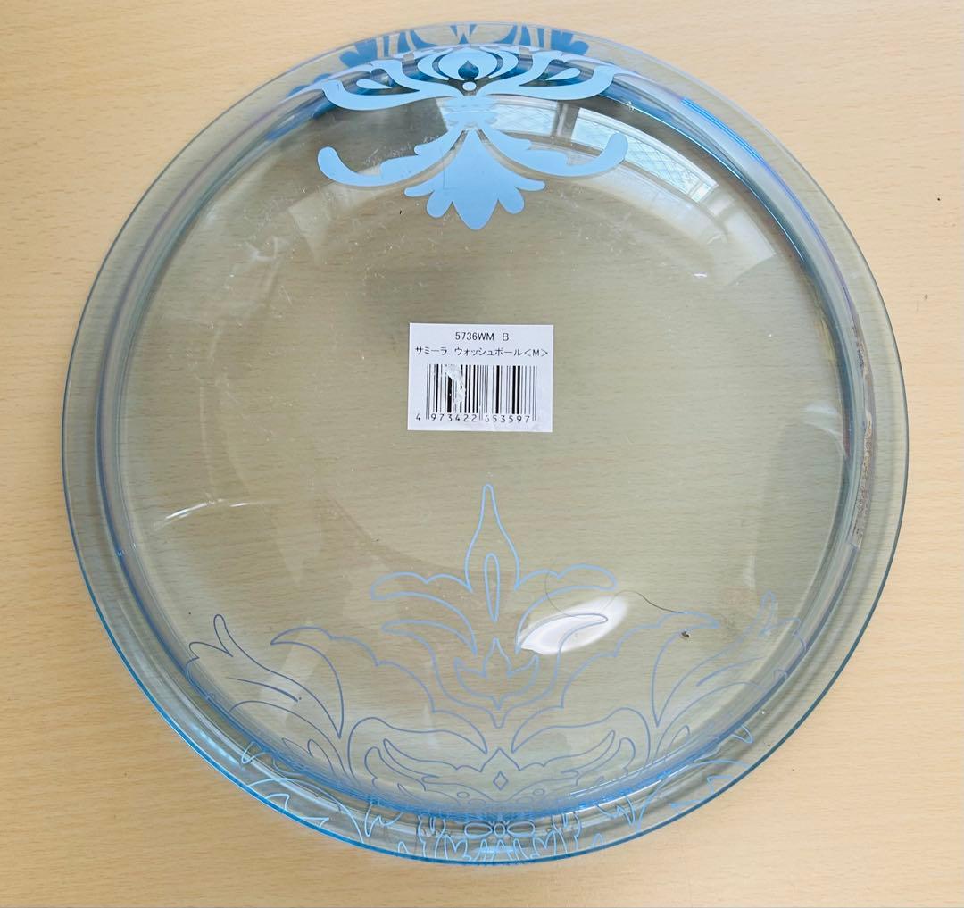 ★新品【サミーラ】バスチェアー・洗面器　クリア　Mサイズ　2点セット　センコー