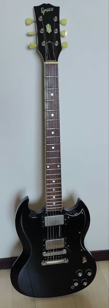 d*9様 Greco SG ブラック エレキギター　SS-60P2　中山加奈子モ