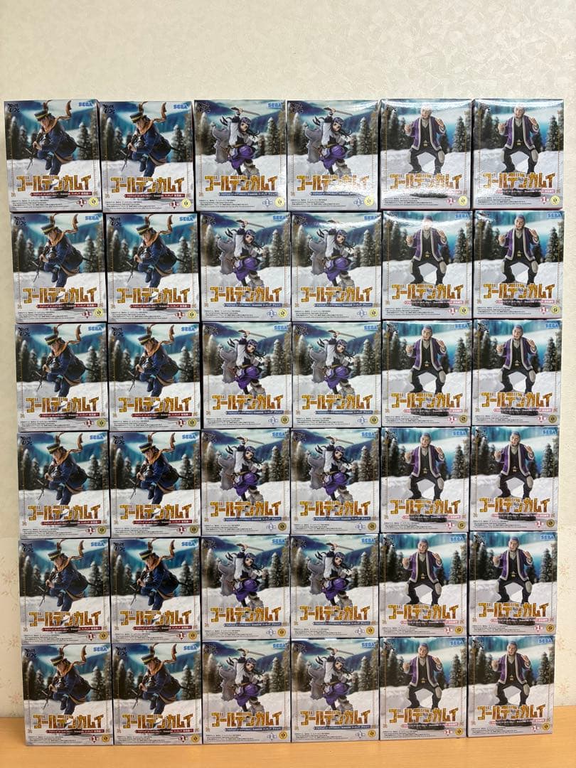 ゴールデンカムイ フィギュア 杉元佐一 アシㇼパ 白石由竹 36個セット