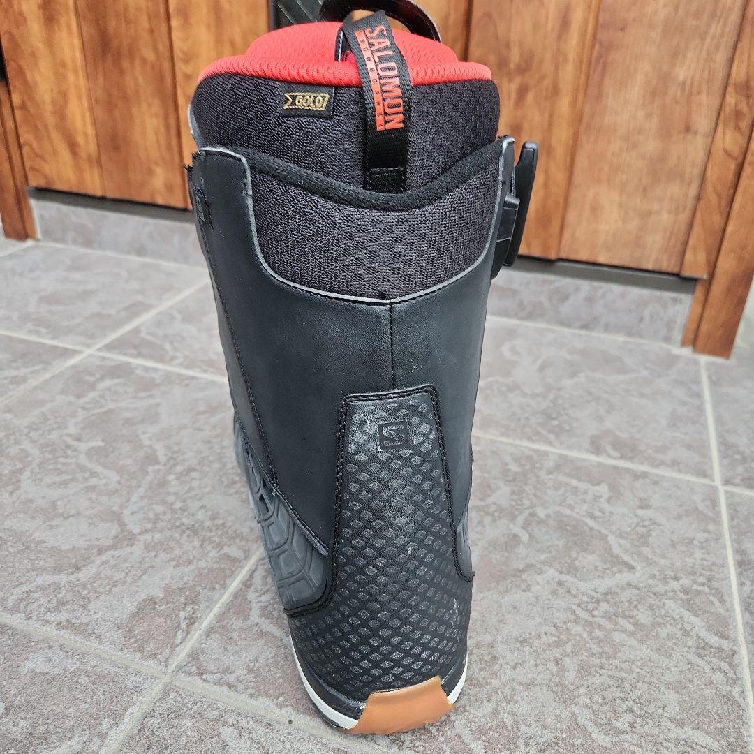 2回使用⭐Salomon DIALOGUE　Xスノーボードブーツ28cm黒赤