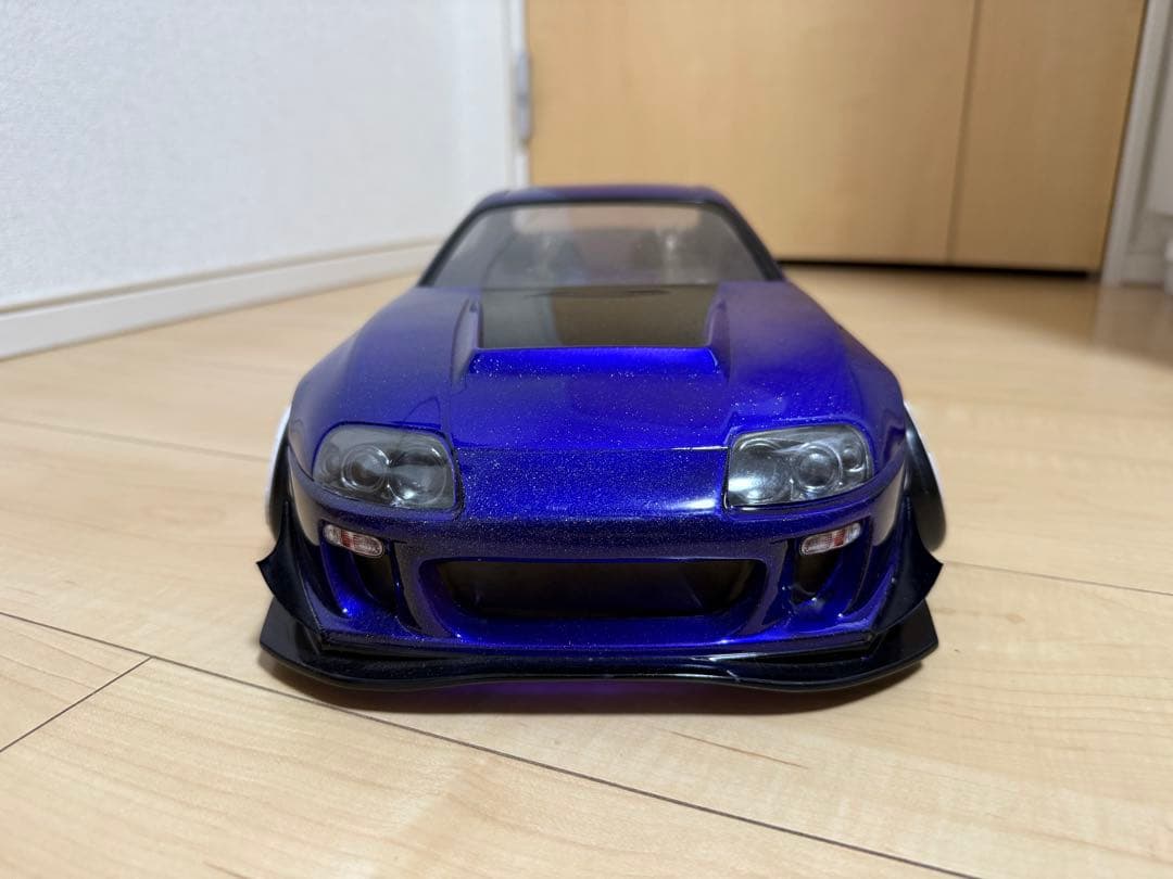 80スープラ　ラジコン　ボディ　ドリフト
