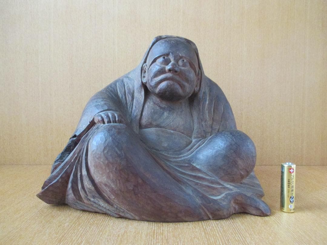 木彫　達磨像　時代物　禅　102
