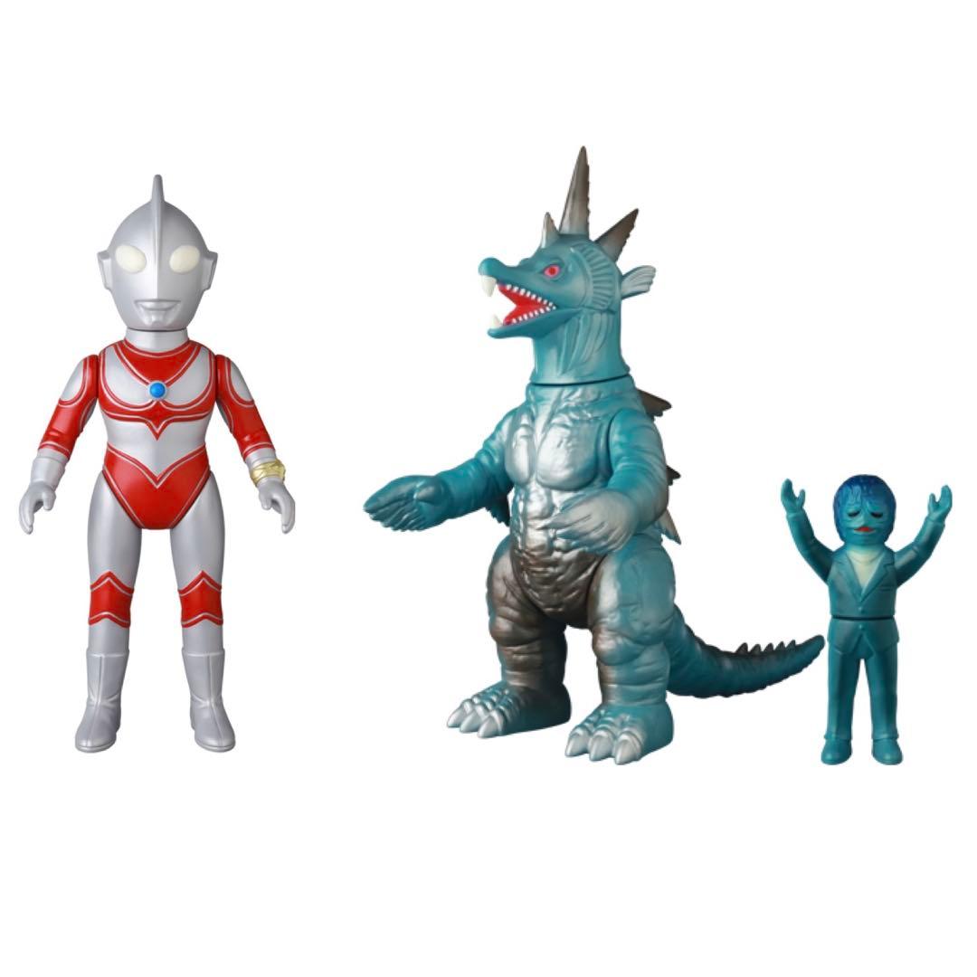 新品未開封 MAT ソフビ ウルトラマンジャック ムルチ + ミニメイツ星人