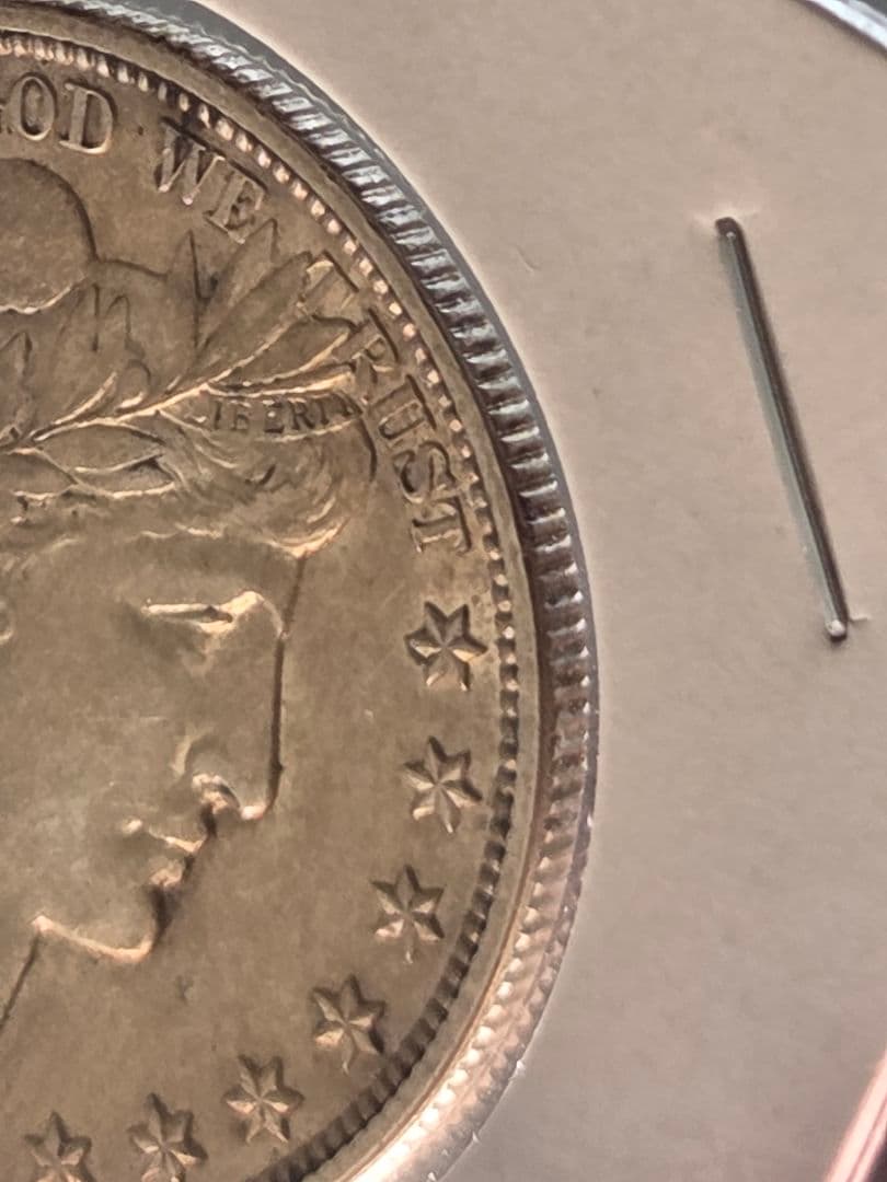 専用(稀少な状態)アメリカ合衆国　バーバー ハーフダラー銀貨　1915 D