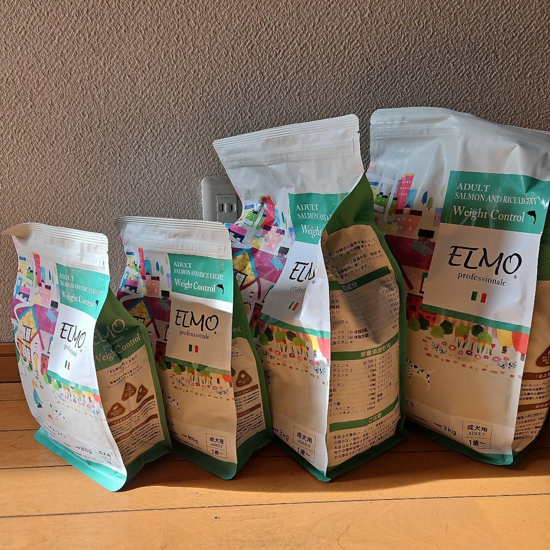 ELMO ドッグフード サーモン・ライスライト　7.6㎏