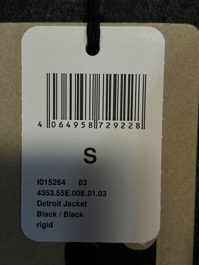 Carhartt WIP デトロイトジャケット ブラック Sサイズ