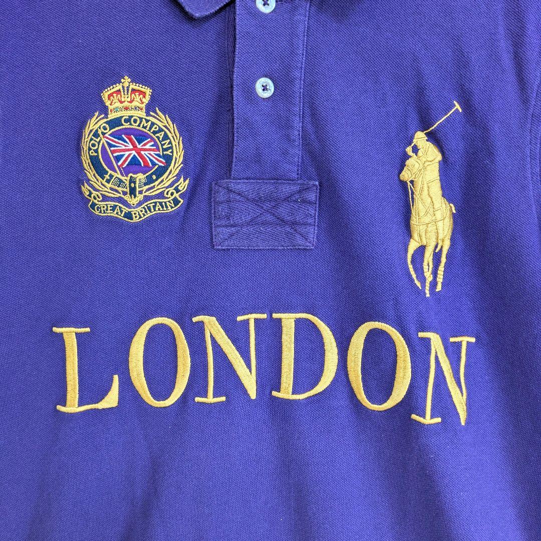 ラルフローレン ロンドン ビッグポニー 　ポロシャツ y2k