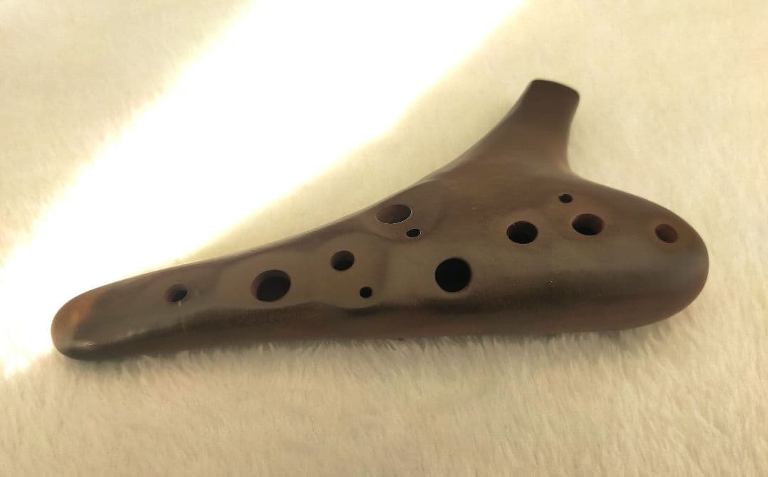 超レア　珍しいSA管　ヒロミチオカリナ　13穴 ブラウン　美音　聡明音