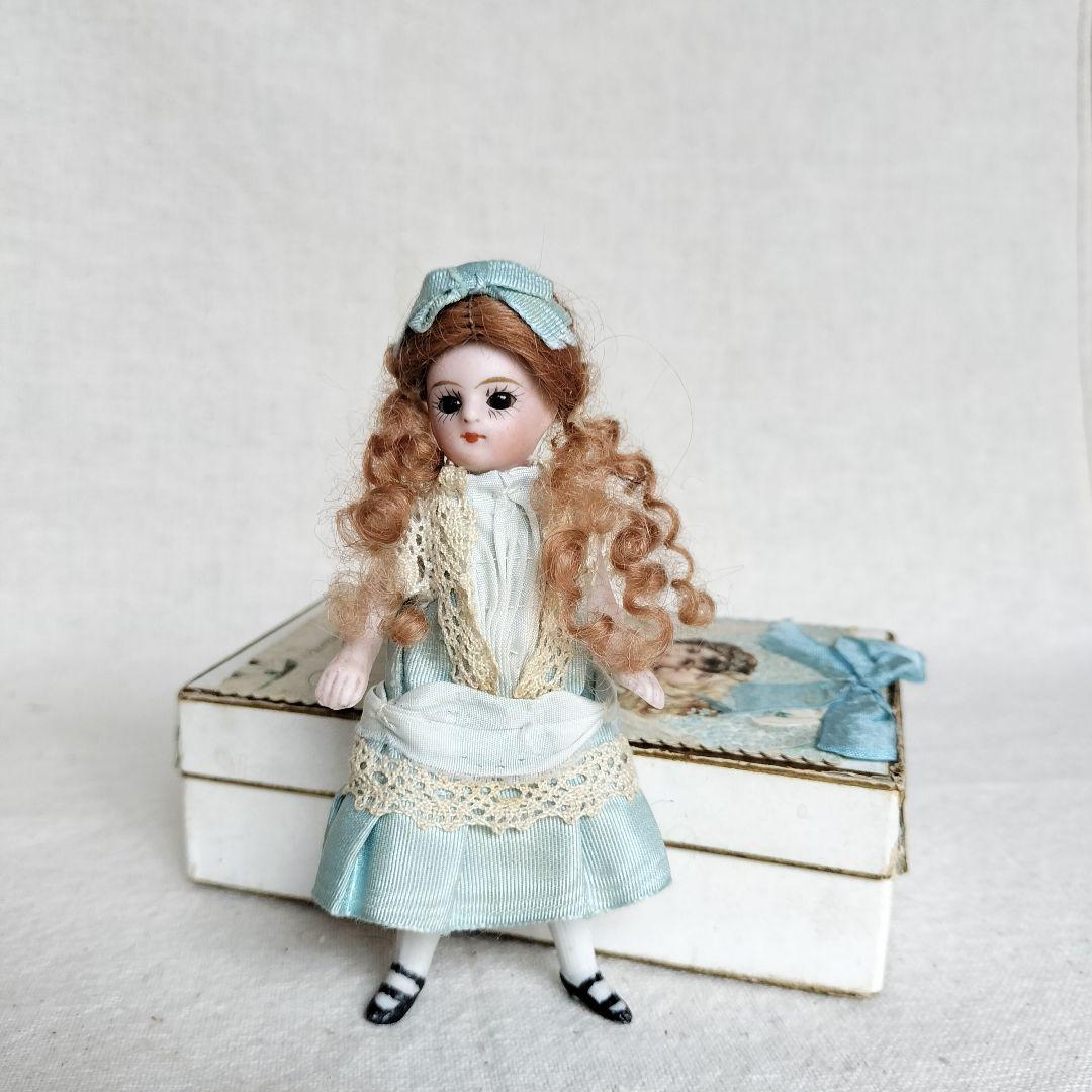 アンティーク　フレンチミニョネット　ビスクドール