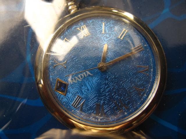 ふしぎの海のナディア展　イベント記念 　ブルーウォーター　キーチェーンウォッチ