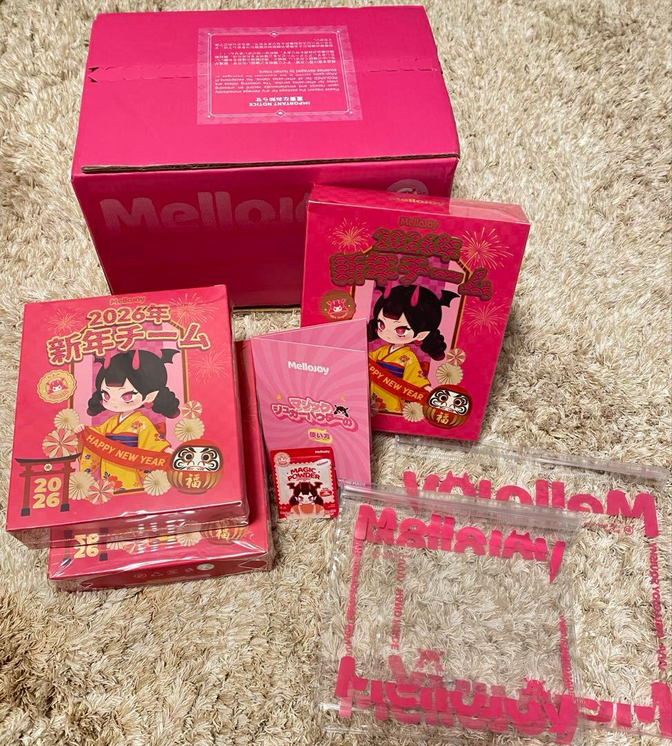 メロジョイ mellojoy 2026年 新年チーム スクイーズ 3個