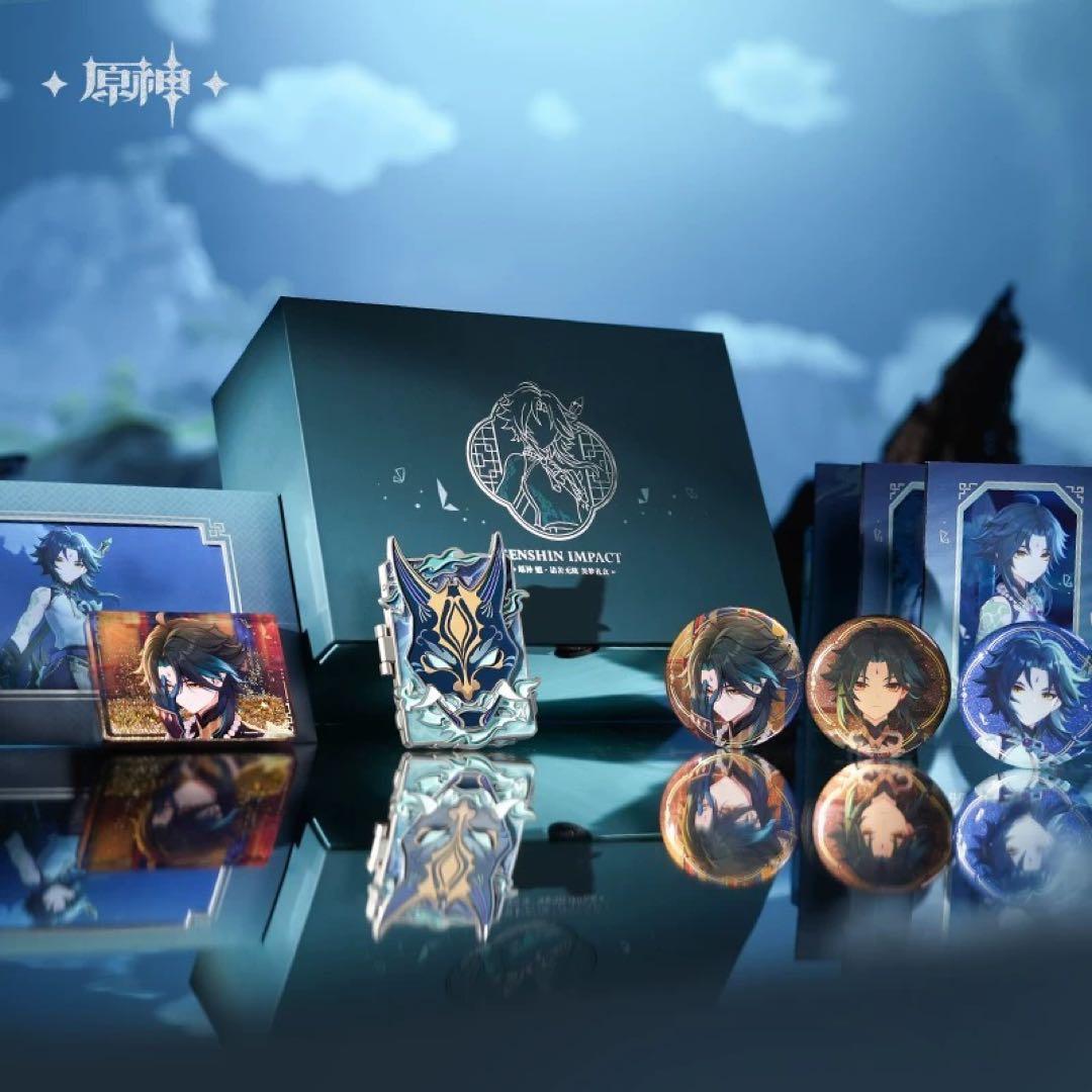 【原神】魈·諸苦無隙ドリームギフト限定ボックス　缶バッジ 公式正規品