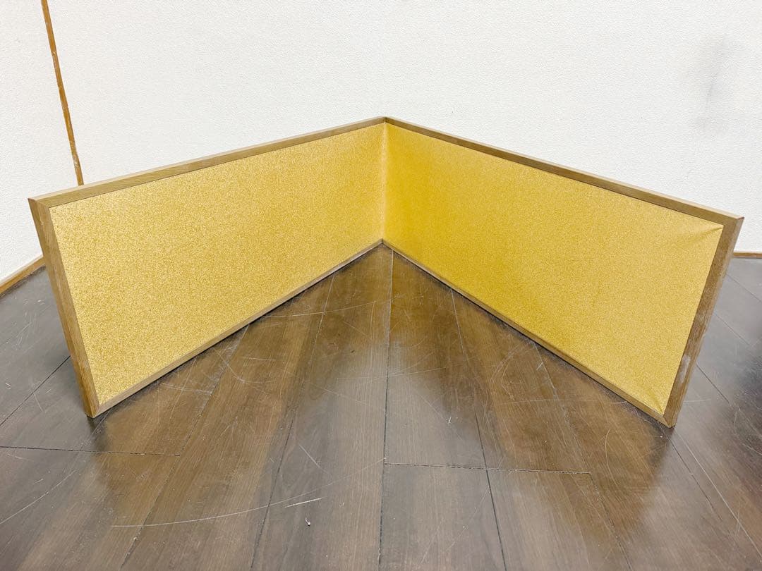 ほぼ未使用 茶道具 桑縁 金砂子 裏銀散らし 風炉先屏風 茶室