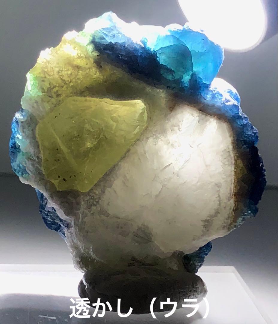 【美透過！】ブルーベリーフローライト　内モンゴル　蛍石