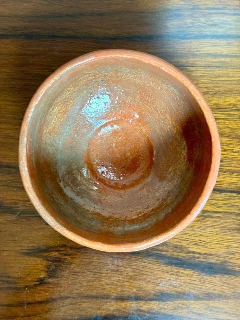 【新品未使用！】抹茶碗　茶道　高級茶碗　お茶　茶道具　オレンジ　アンティーク