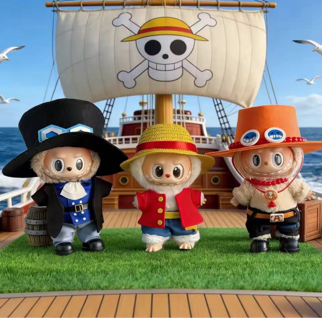 ラブブ用 15〜17cm｜ワンピース エース・ルフィ・サボ・チョッパー