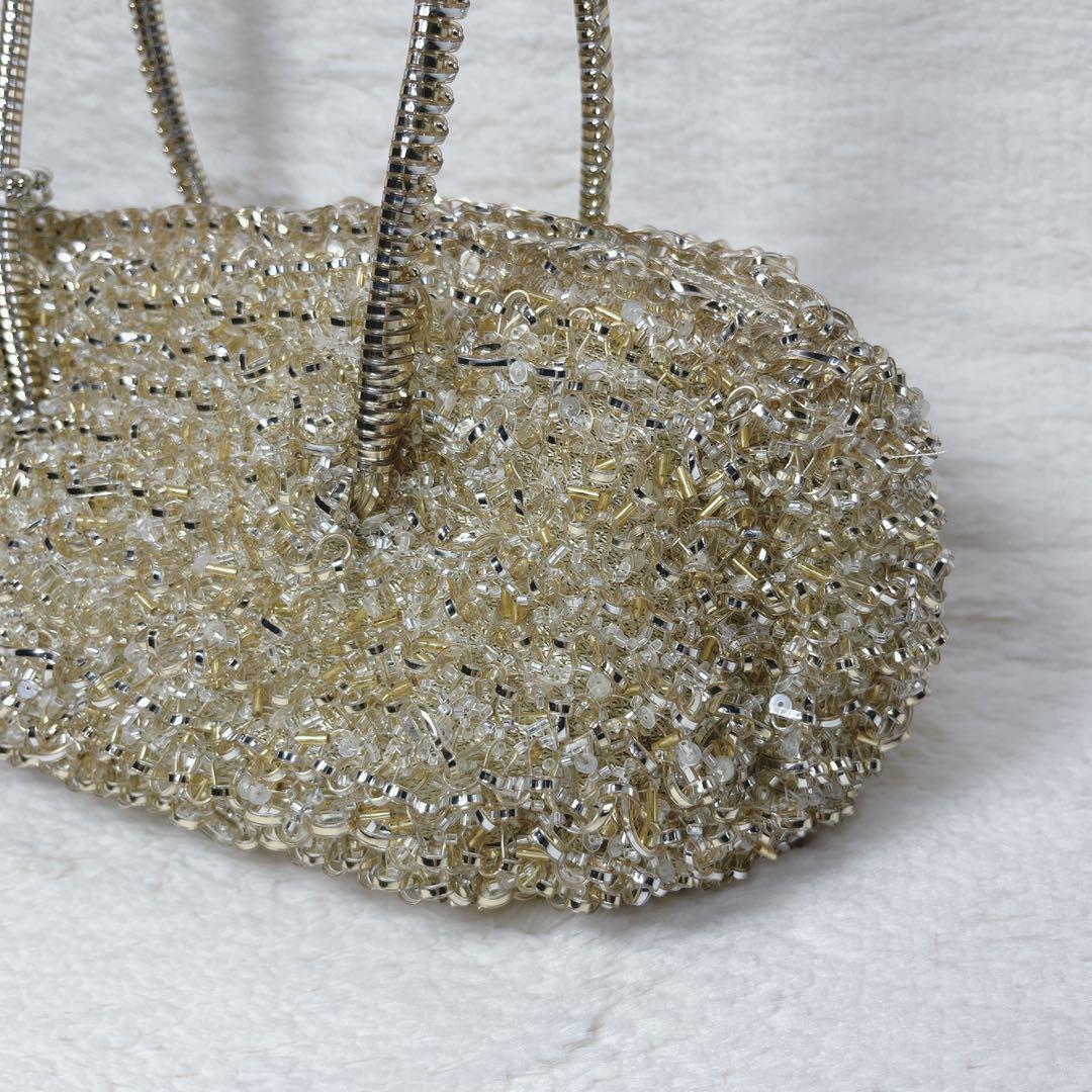 希少✨ほほ未使用　アンテプリマ ボストン ワイヤーバッグ　ゴールド　チャーム付き