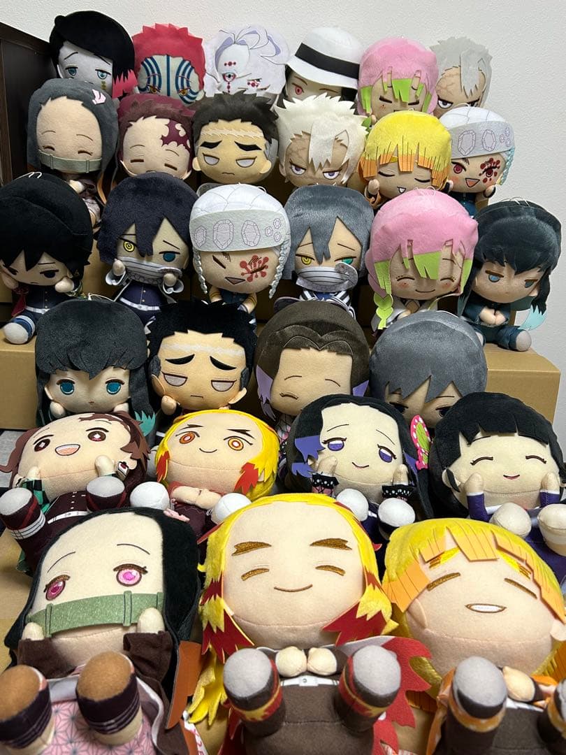 鬼滅の刃　でっかいぽふっとぬいぐるみ　29種類セット
