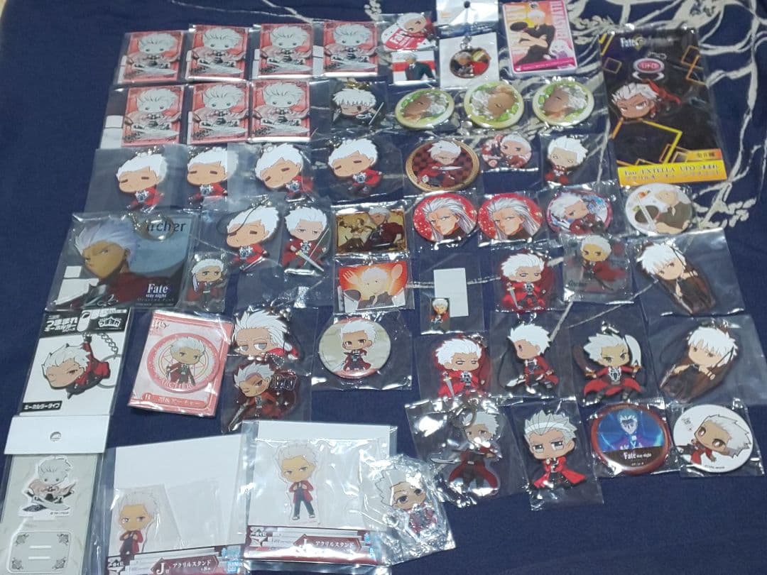fate アーチャー エミヤ 54点 缶バッジ アクキー ラバスト アクスタ 等