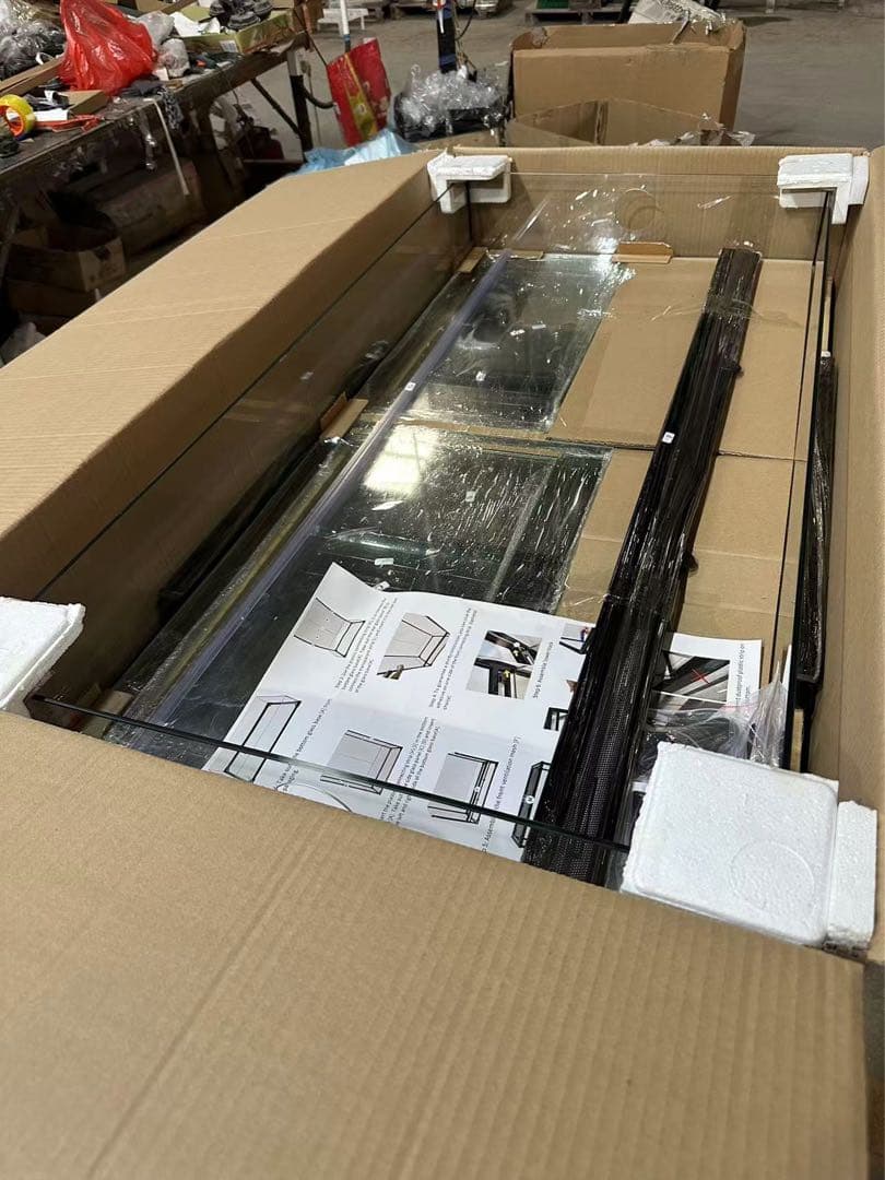 問屋ケージ爬虫類60x45x45cm両生類飼育組み立て式ガラス飼育ケージ送料込み