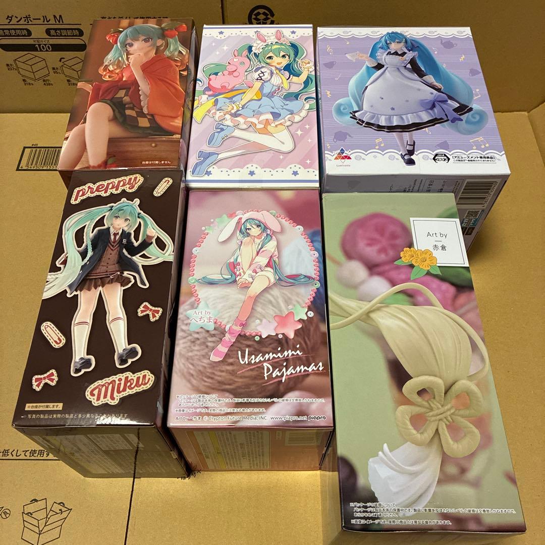 初音ミク フィギュア　6個　まとめ売り　新品未開封