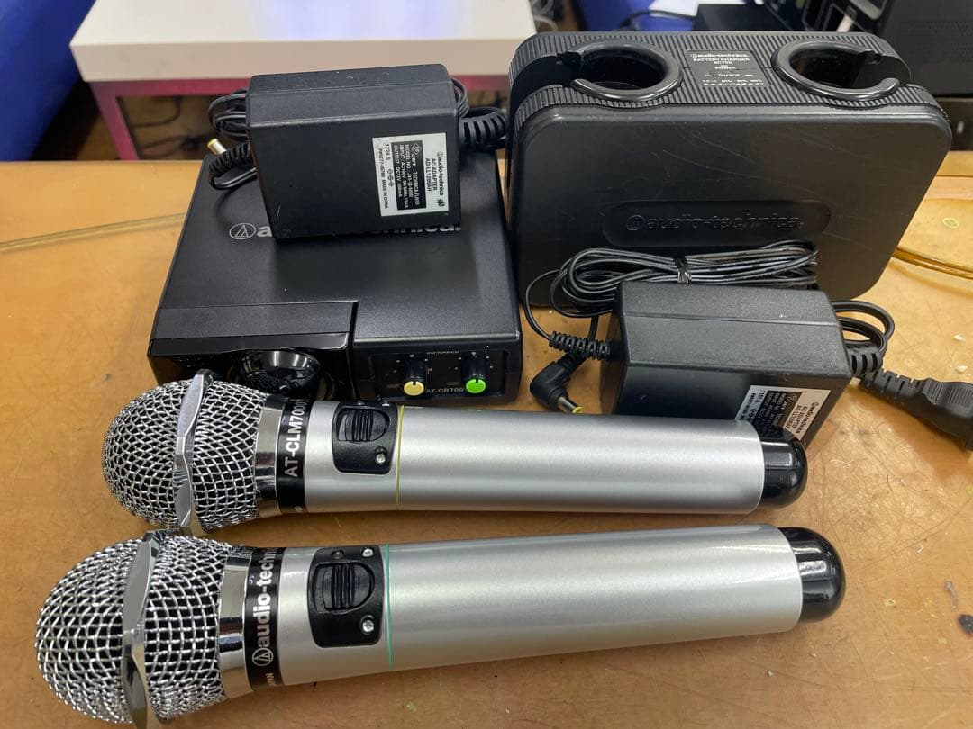 audio-technica ワイヤレスセット　CR700+CLM7000極上