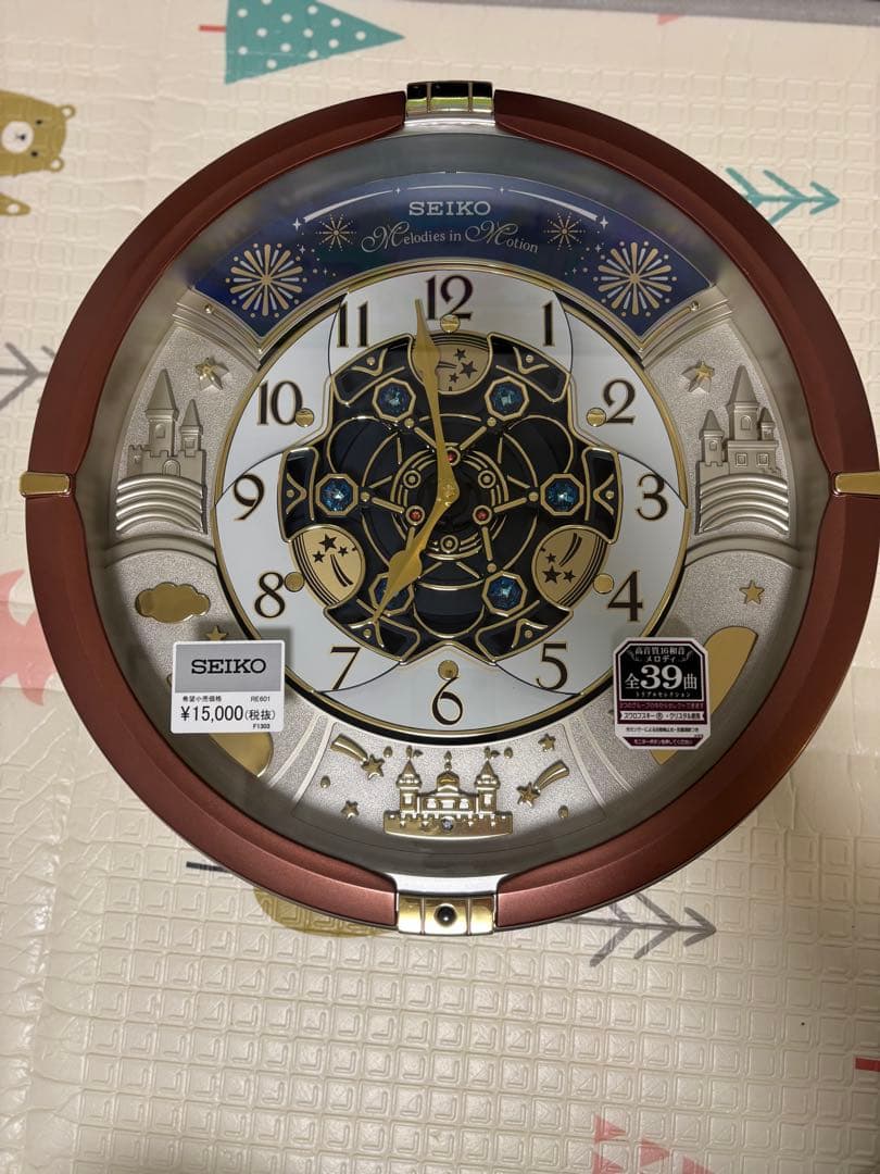 【美品】からくり時計 セイコー RE601B SEIKO 30周年記念モデル