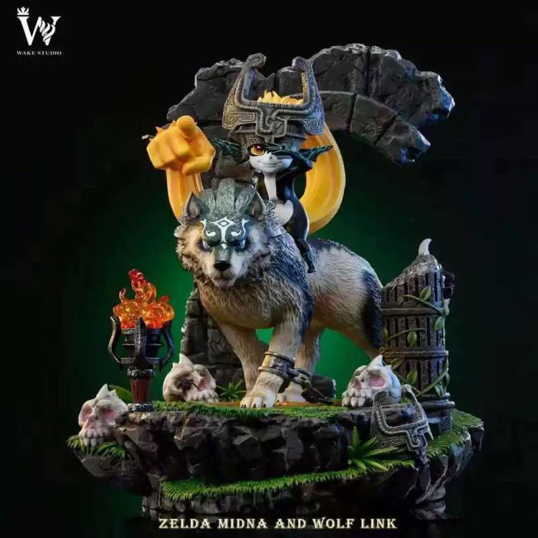 ゼルダの伝説 Wake-STUDIO リンク ミドナ フィギュア