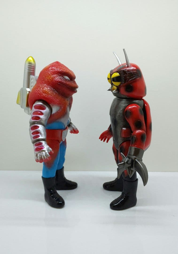 仮面ライダーV3✨風見志郎vsデストロン怪人◆東映レトロソフビコレクション★☆