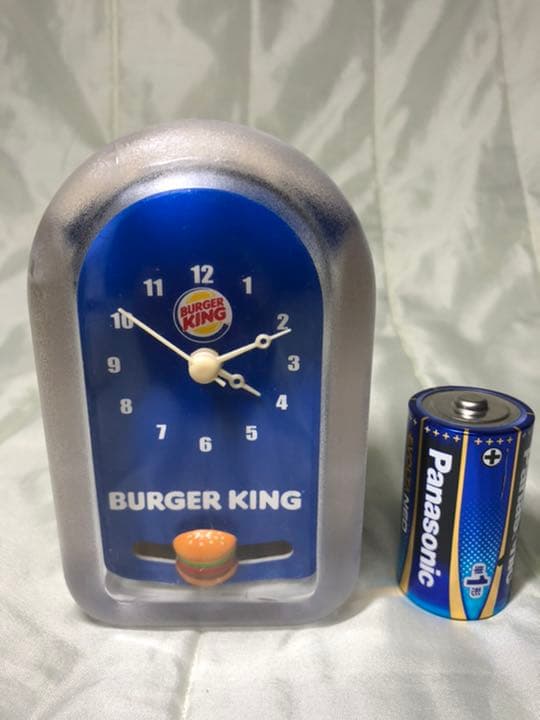 激レア　バーガーキング  置き時計　レトロ