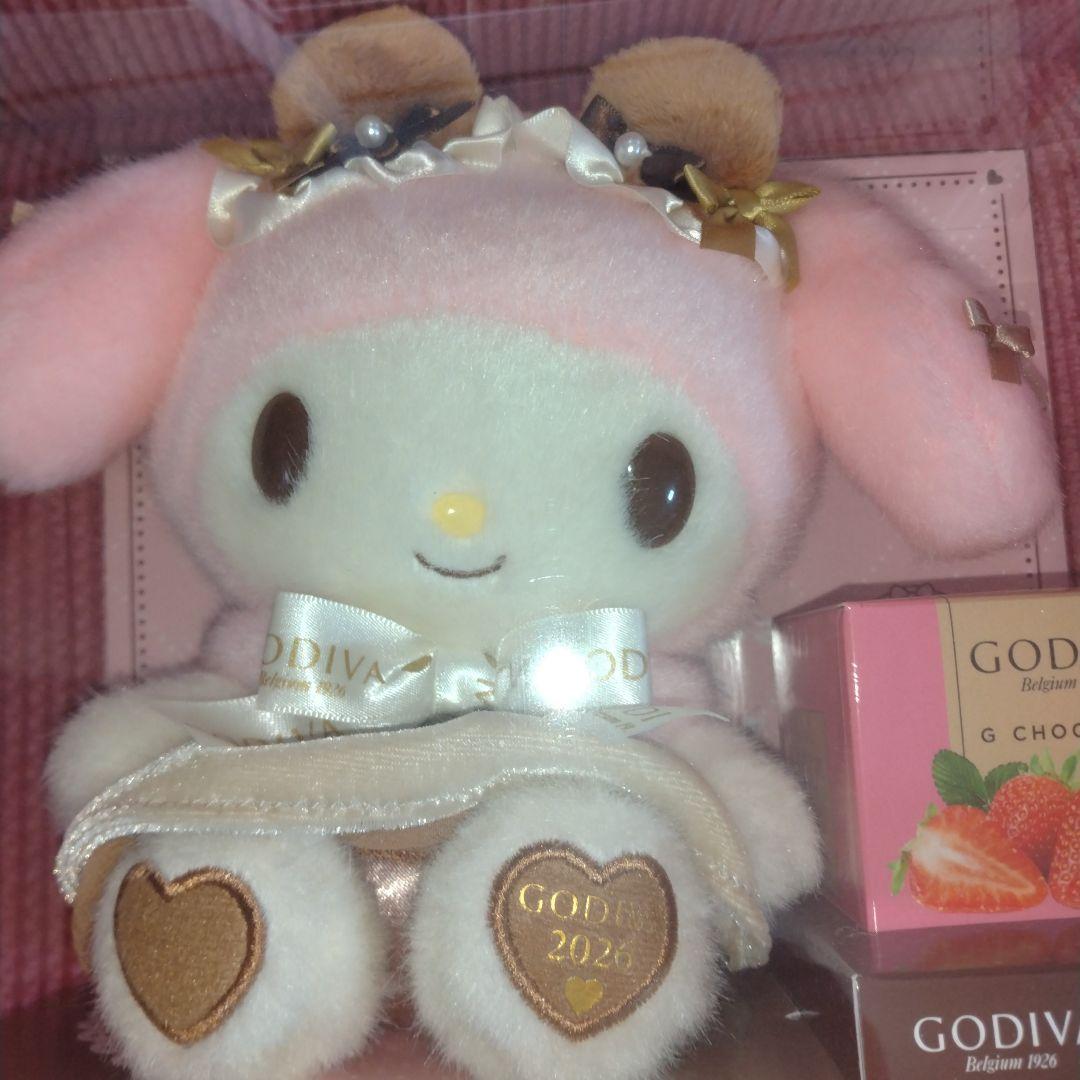 GODIVA My Melody 2026ぬいぐるみ