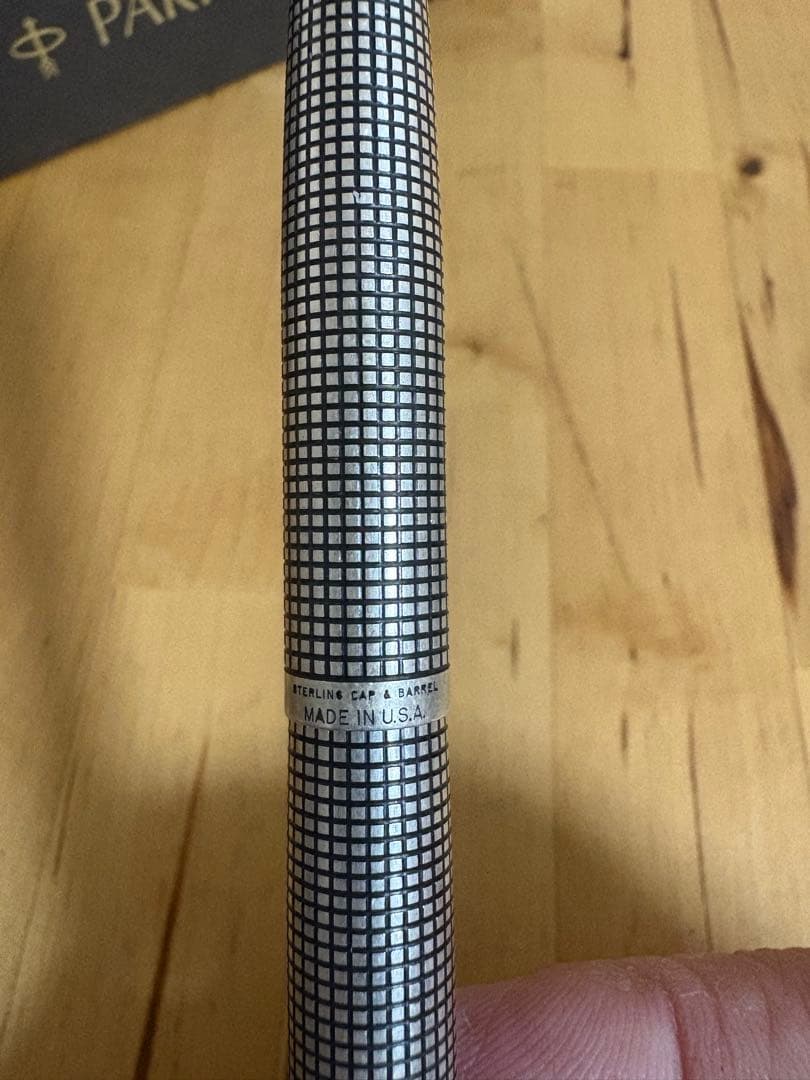 パーカー 75 万年筆 スターリング シルバー 筆記具