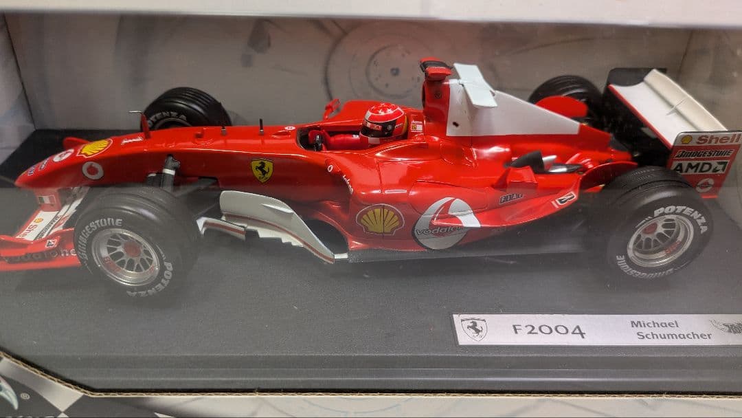 限定 HW 1/18 Ferrari F2004 #1シューマッハ 300Pcs