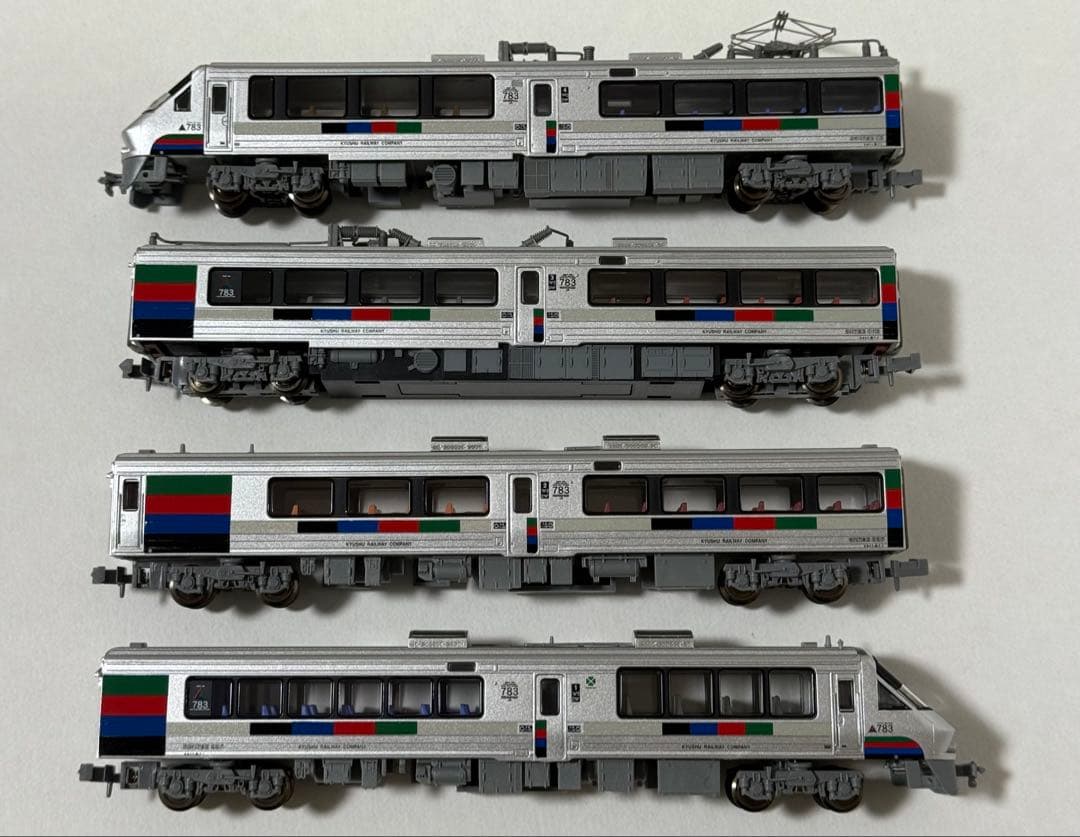 783系 特急にちりん CM33編成 ハイパーサルーン色 スカート拡大 4両