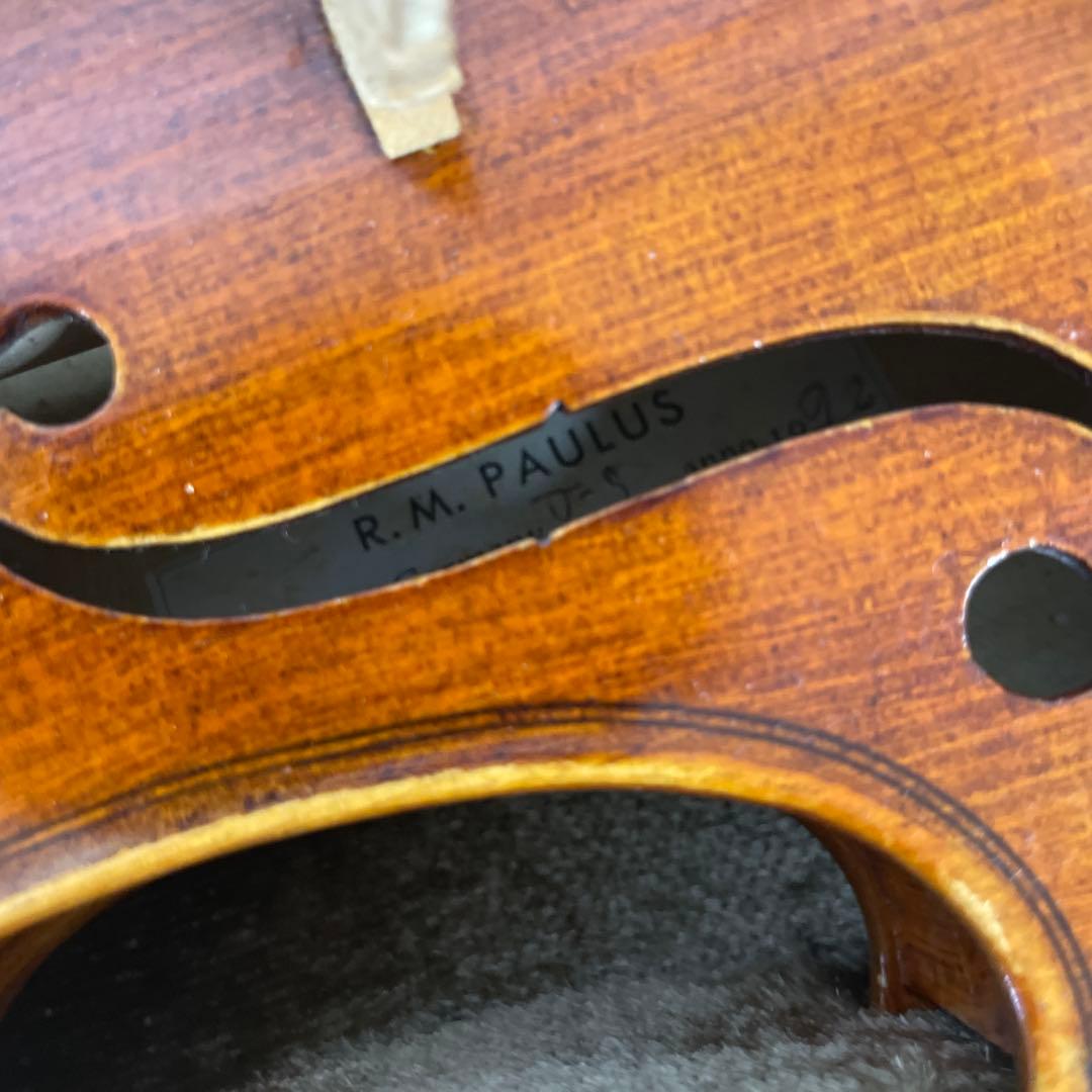 高級 R.M. PAULUS バイオリン 4/4サイズ V-5 ハードケース付属