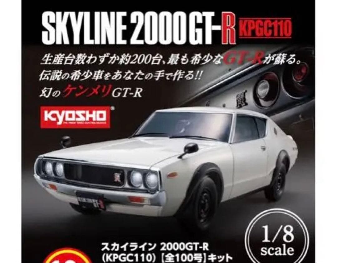ディアゴステーニ1/8スカイライン2000 GT-R 完成品豪華オプションセット
