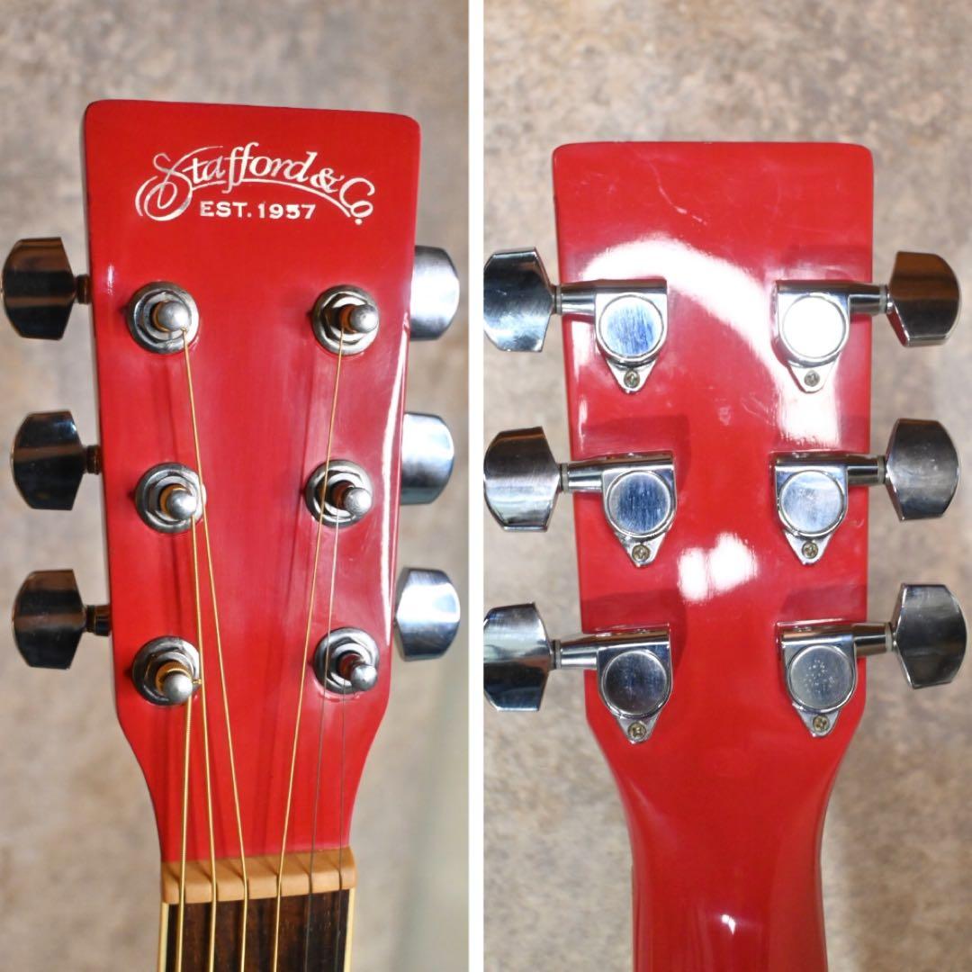 【整備済み】Stafford SF-180-RD スタッフォード 赤ギター