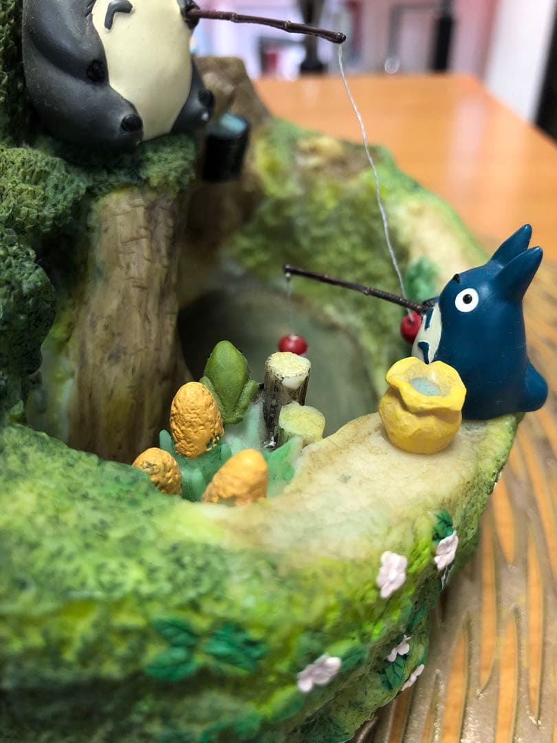 ジブリ となりのトトロ ミニウォーターガーデン 釣りに行こう (ジャンク扱い)