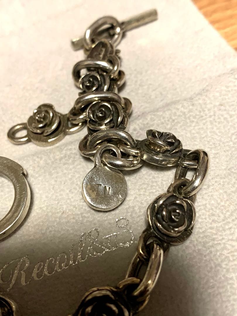 \"Recoil\"&co. ROSE BRACELET silver925 美品