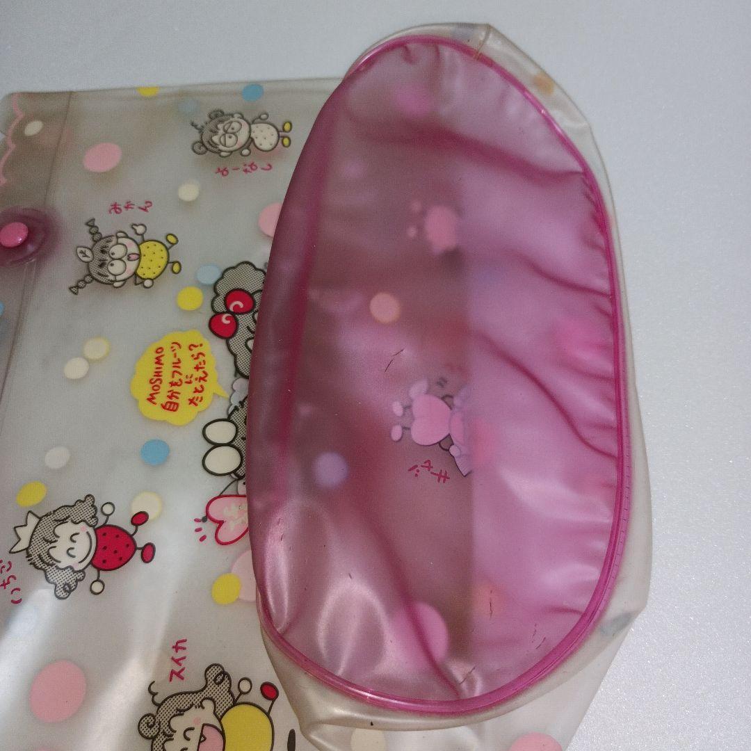 サンリオ　るるる学園　平成レトロ　ビニールバック　プール　フルーツ　水玉