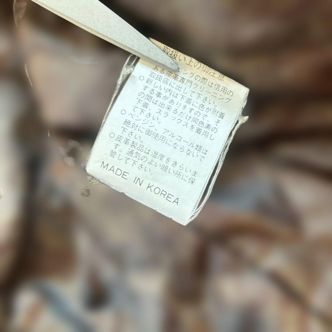 古着　上質　革ジャン　リアルレザージャケット　光沢　牛革　ライダースジャケット