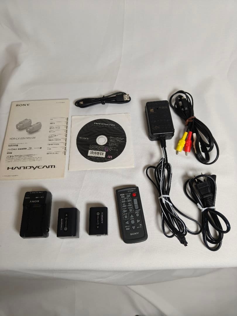 SONY HANDYCAM HDR-CX550V 本体+バッテリー2個