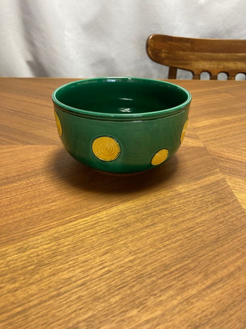 交趾　渦　皆具　中村翠嵐　交趾焼