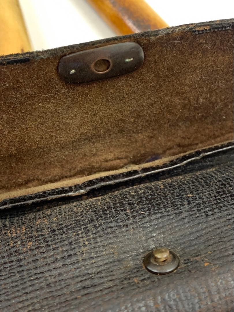 時代物 煙管 キセル 純銀 鳥山水図 煙草入れ たばこ入れ 鴨 緒締 銅地金象嵌