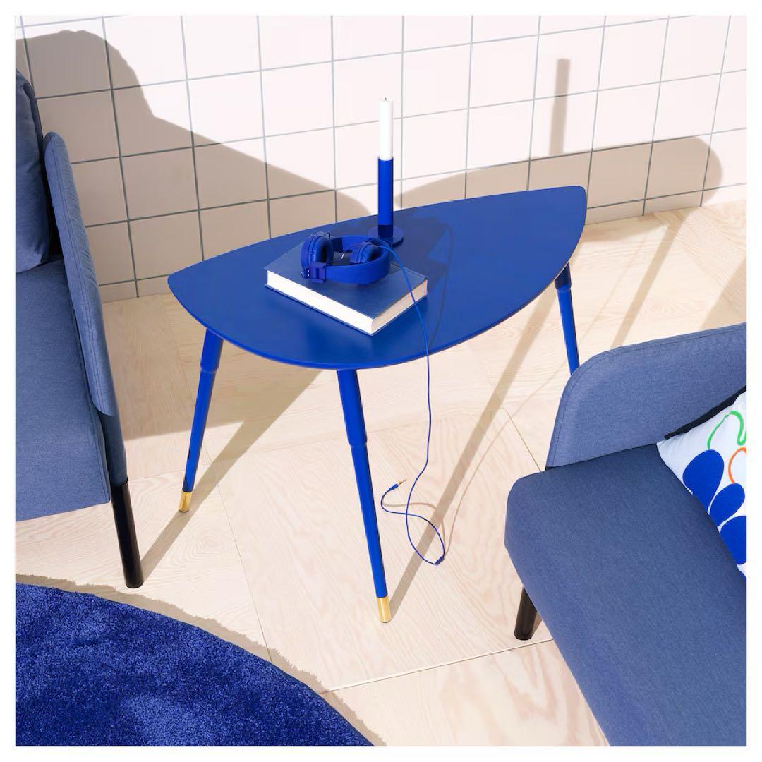 IKEA LÖVBACKEN ローヴバッケン サイドテーブル　廃盤品　ブルー