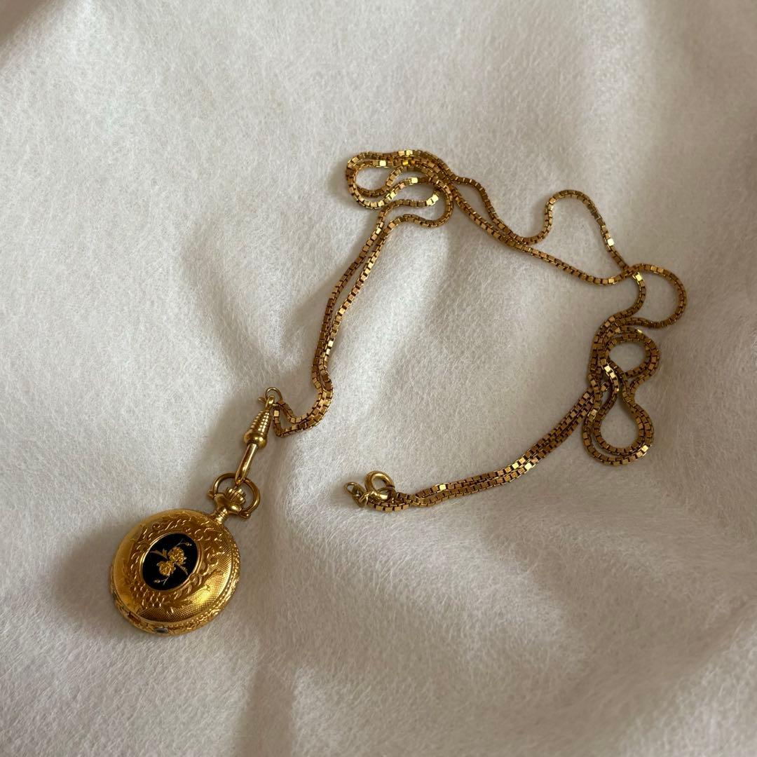 BUCHERER ブッフェラー 懐中時計 アンティーク ペンダントウォッチ