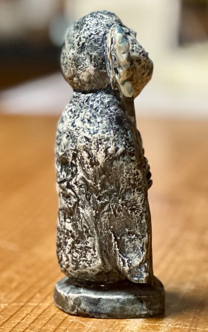 再値下げ　新品　清水焼　お地蔵さん　陶器　置物　勇三作　安心菩薩