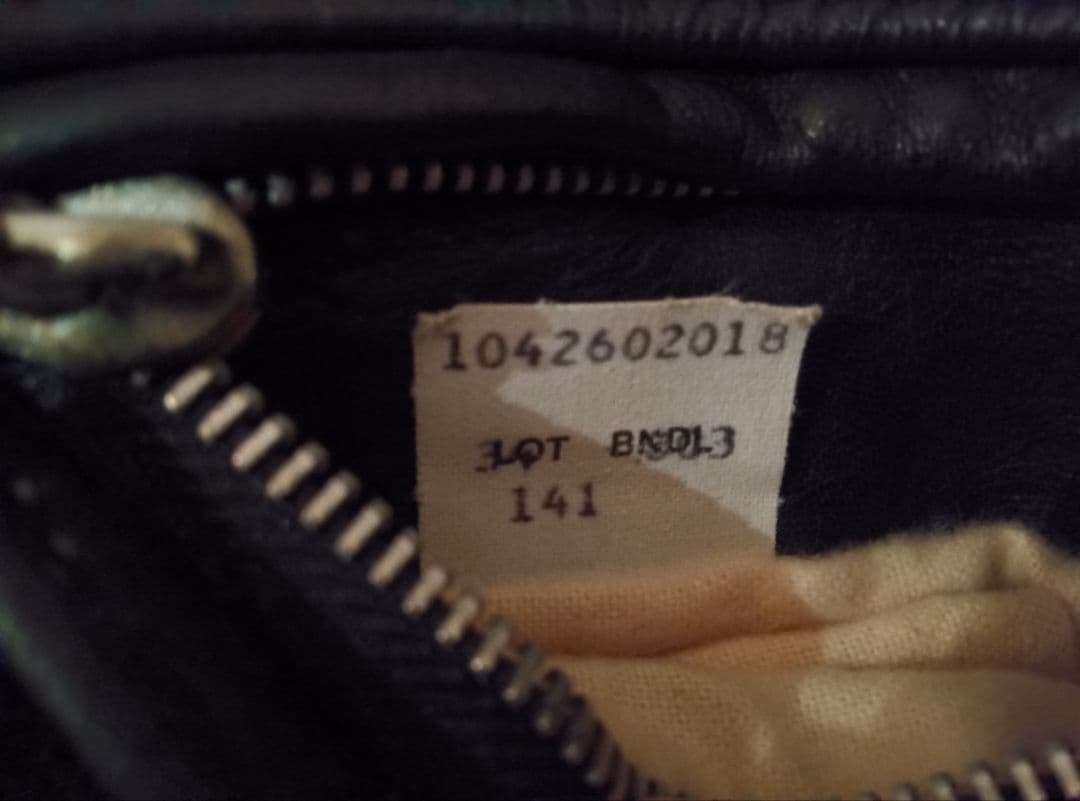 美品SCHOTTシングルライダース14134黒ブラック米国製オイルドカウレザー